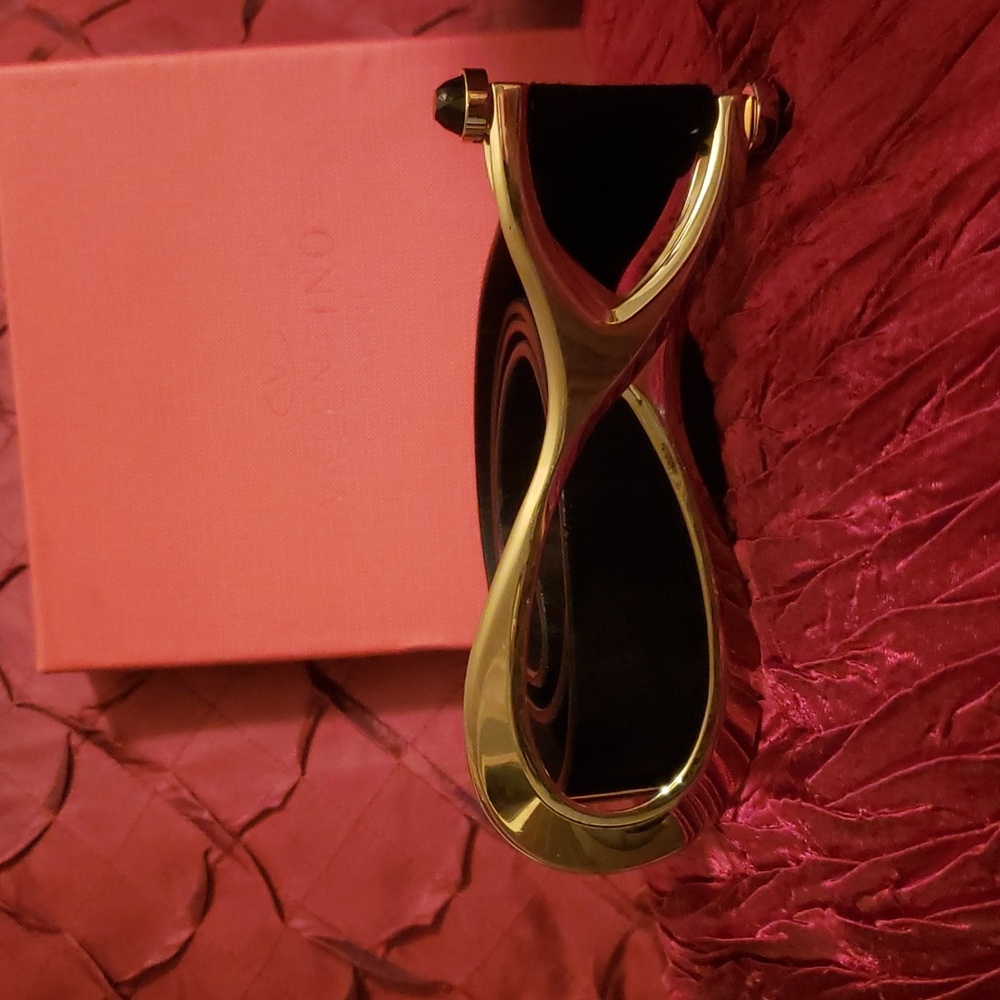 Valentino Men's Gold Belt - Picture 1 of 4